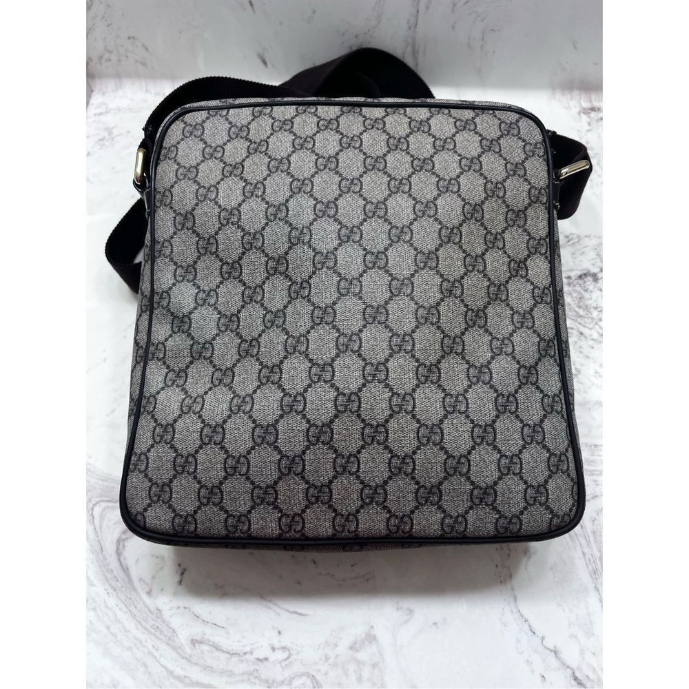 GUCCI GG Supreme Coated Canvas Shoulder Crossbody Unisex Messenger Bag - Picture 12 of 16